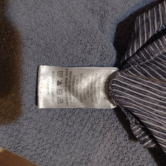 Fj Footjoy mens XLt striped shirt with Mitsubishi Electric monogram - Picture 5 of 5